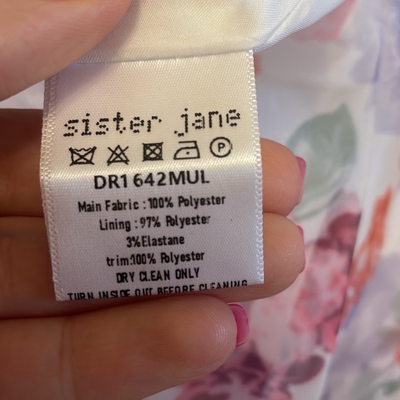 NWOT - Sister Jane bow strap midi dress in printed floral mesh - Picture 10 of 10